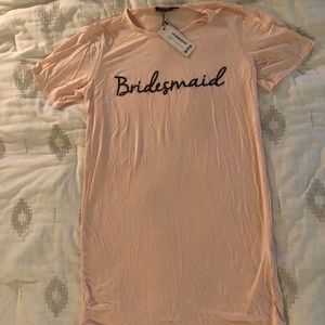 Bridesmaid sleep dress